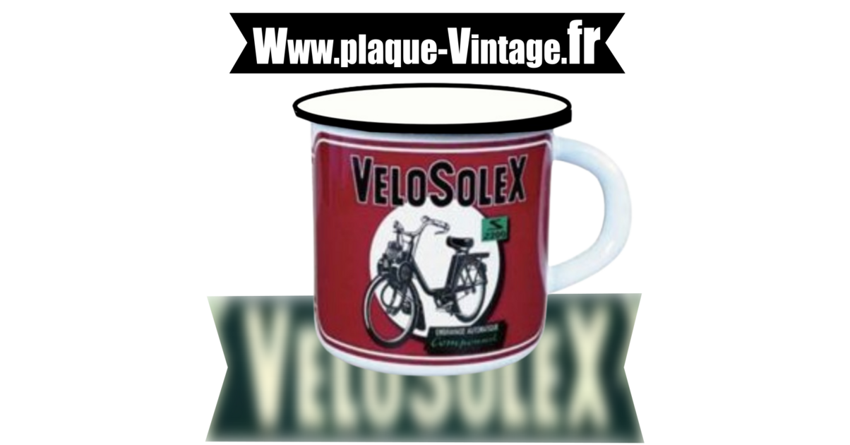 Mug De Voyage émaillé Rétro - Caravane - L'aventure Est Là - Style Camping